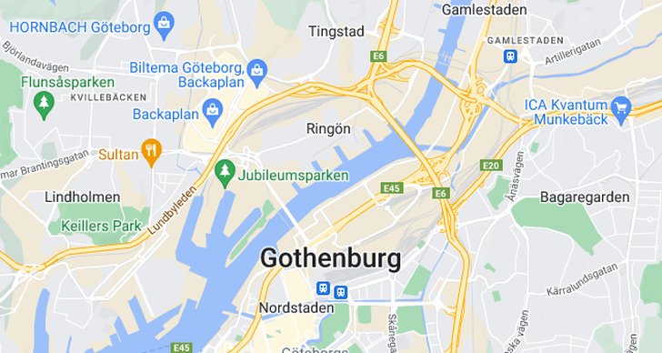 Uppdatering, dni, Göteborg, Brott och straff