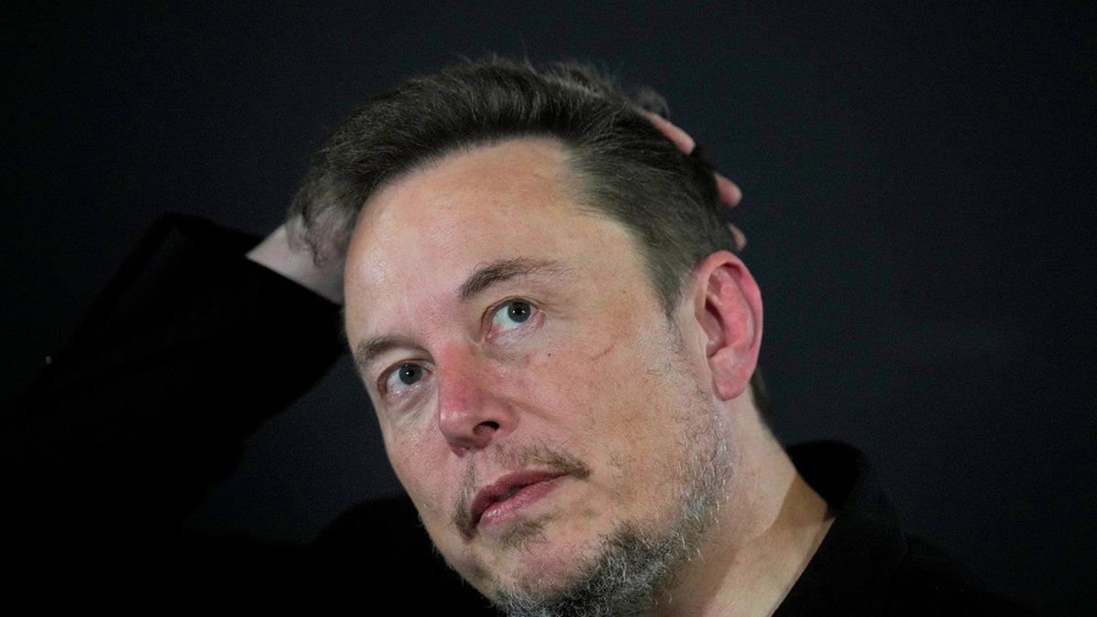 Elon Musk, här i London i november 2023. Arkivbild.