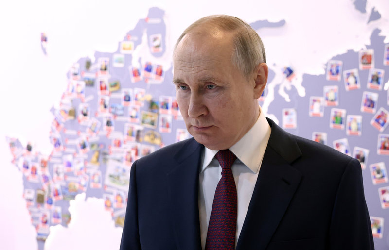 Rysslands president Vladimir Putin på torsdagen.