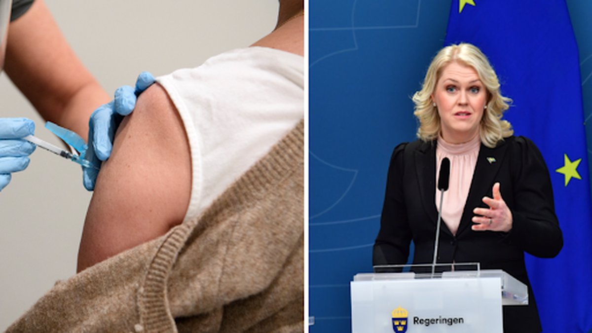 Det svenska vaccinmålet skjuts upp tre veckor.