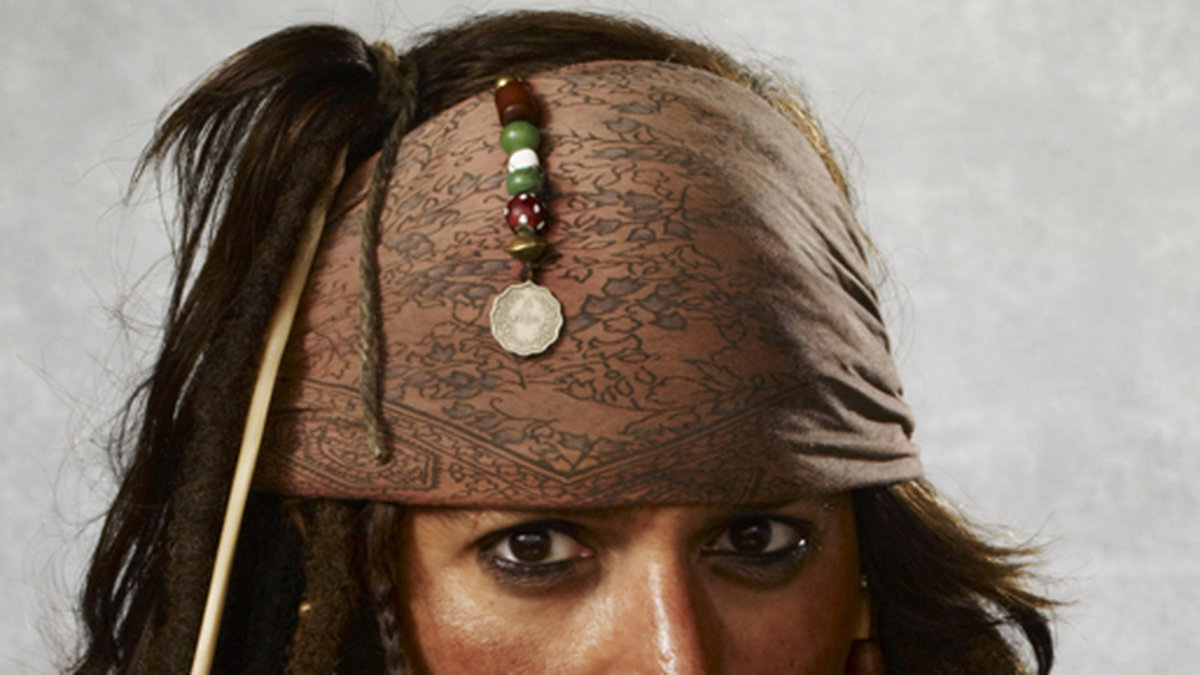 Här har vi Johnny Depp som Jack Sparrow. 