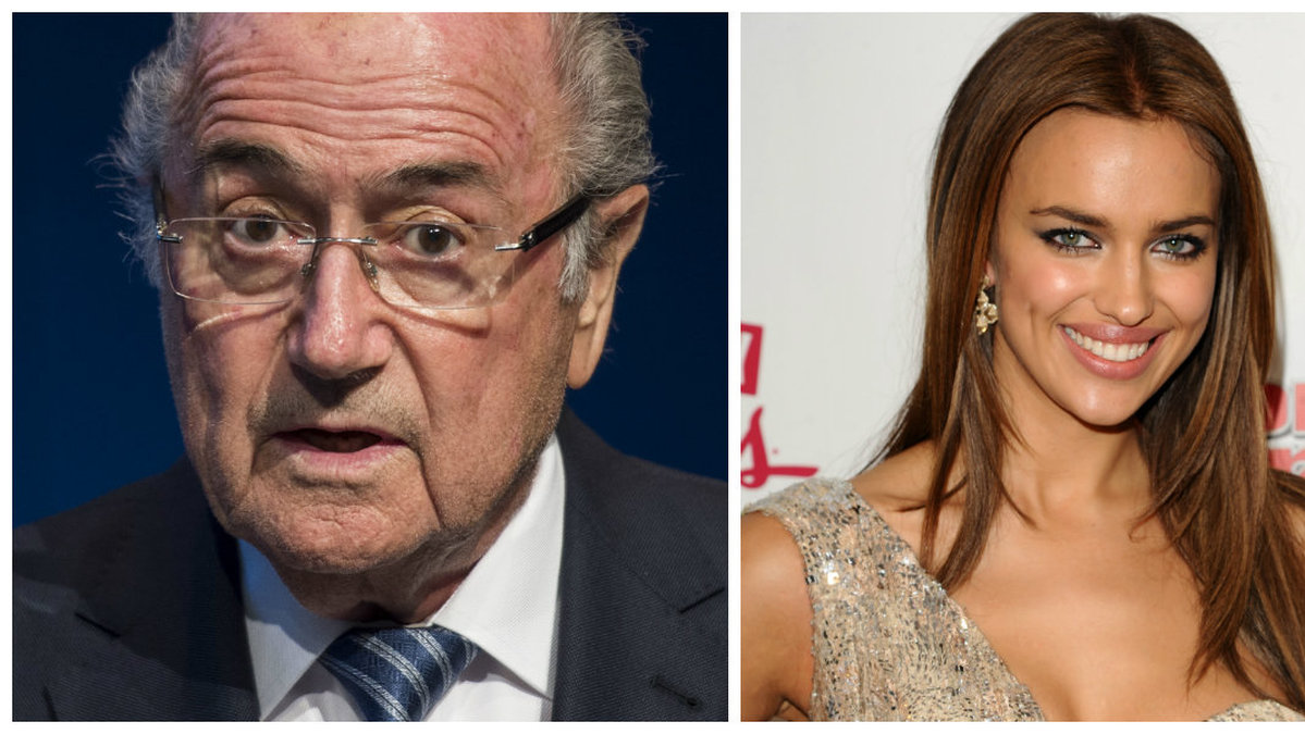 Blatter och Irina sägs ha haft ett förhållande.