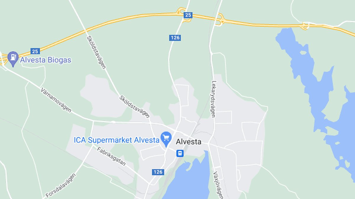 Google maps, Alvesta