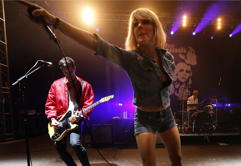 Maja Ivarsson i The Sounds. Arkivbild.