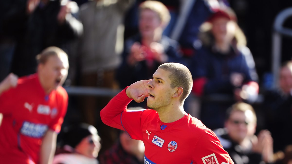 Robin Simovic är omgångens spelare efter sina två mål mot Häcken.