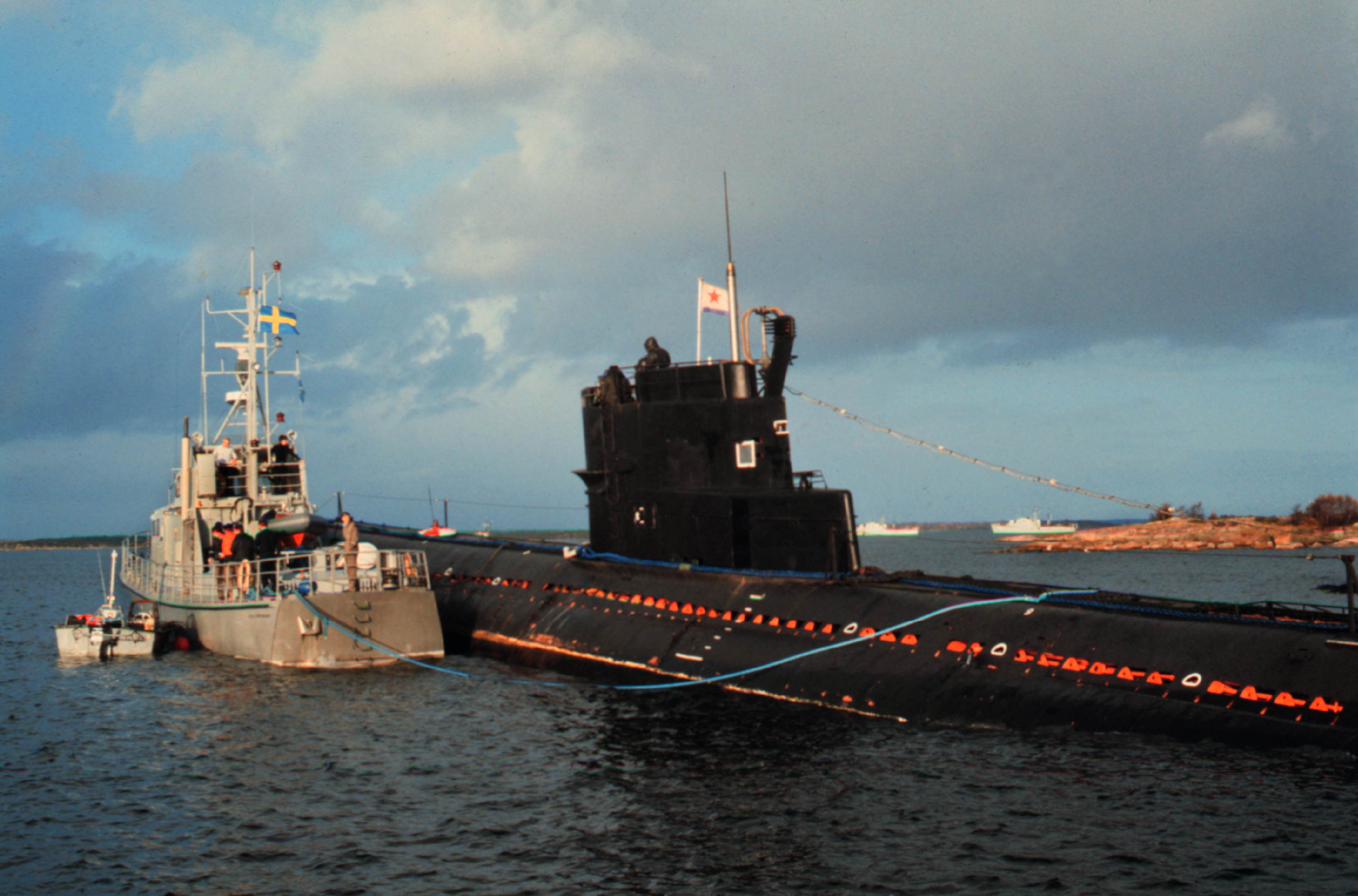 ...som tillhörde kaptenen på  U-137 som gick på grund utanför Karlskrona 1981.