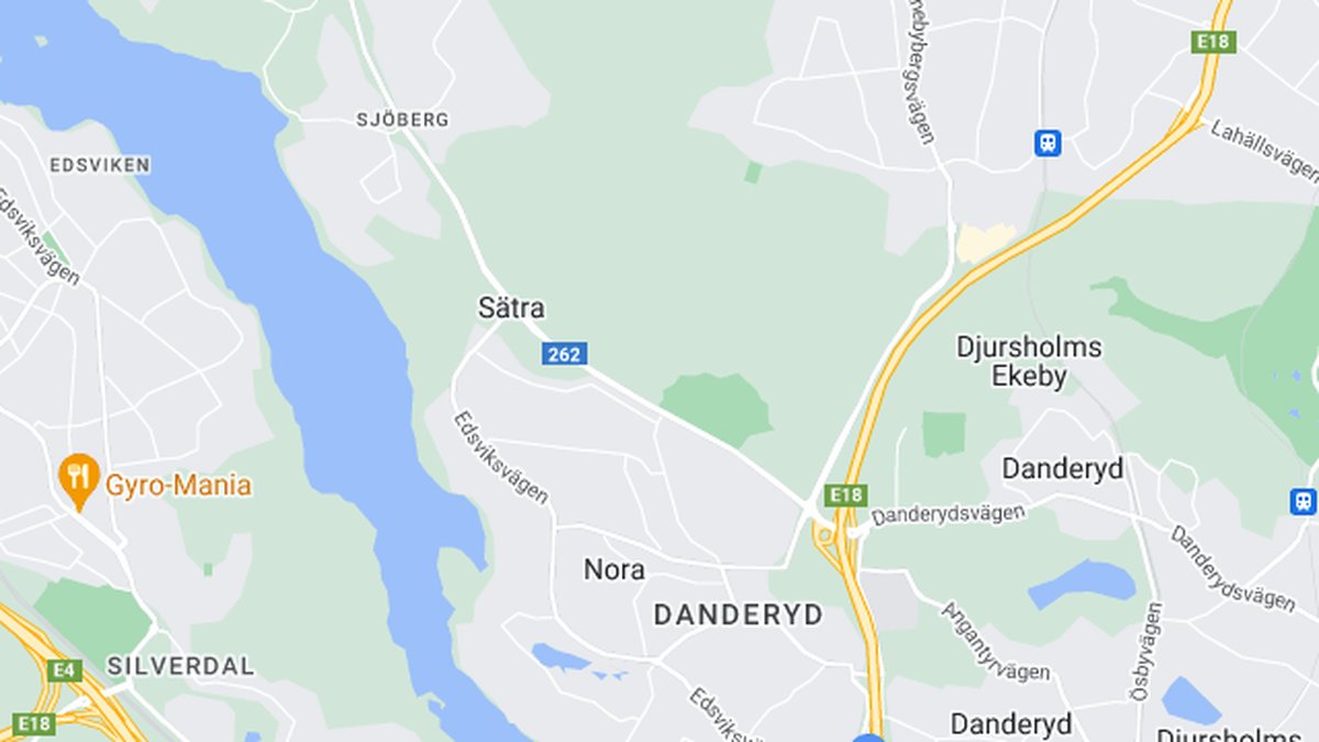 Google maps, Danderyd
