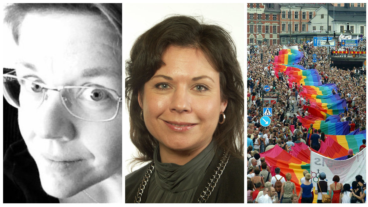 Maria Hölerman (L) och Tina Acketoft (L) skriver om HBTQ-människors rättigheter.