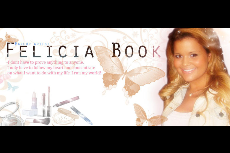 Make up-artisten Felicia Book skiver "om allt man kan tänka sig", vilket bland annat innebär familjehäng, musikvideor och skönhetstips. Make up-artisten Felicia Book skiver "om allt man kan tänka sig", vilket bland annat innebär familjehäng, musikvideor och skönhetstips.