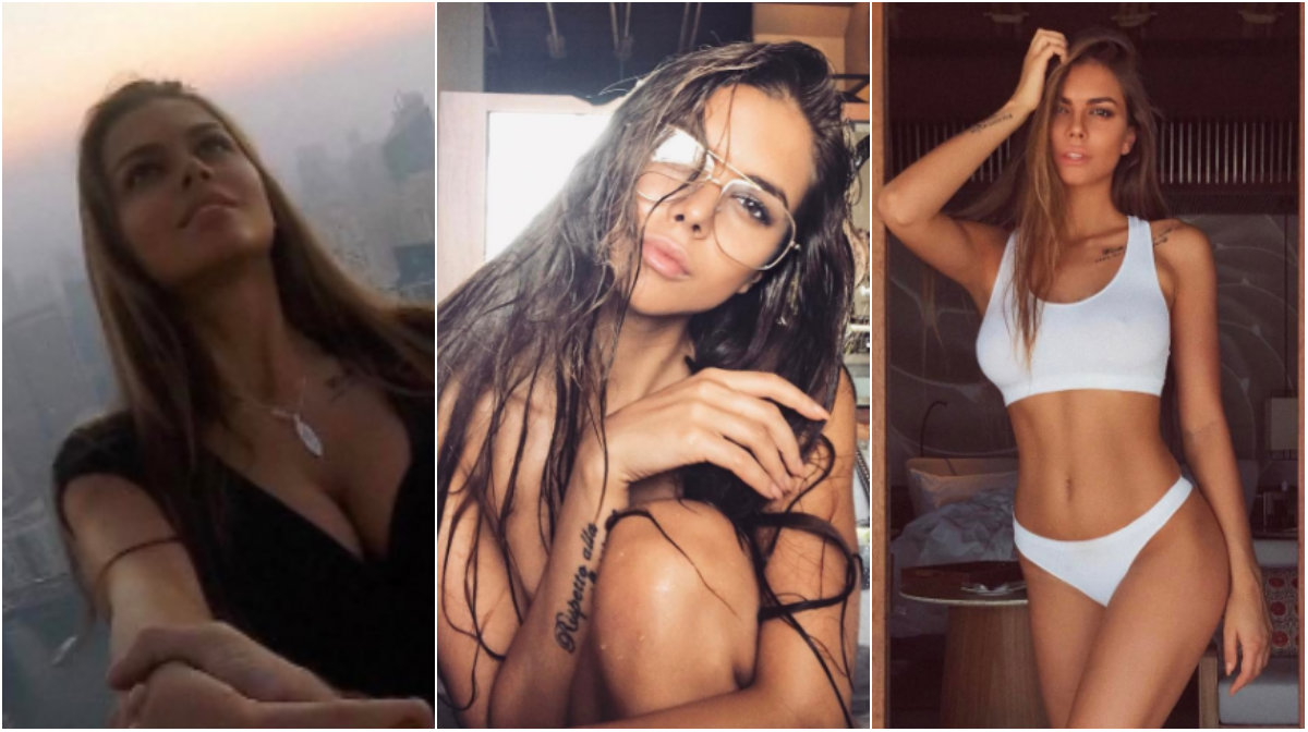 23-åriga modellen Viktoria Odintcova ger folk svindel med sin bild på Instagram. 
