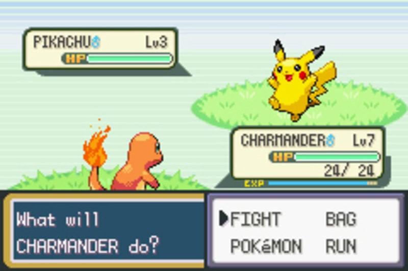 "Pokémon" är ett spelmässigt och kulturellt fenomen. Men hur bra är AI på de gamla Game Boy-spelen? På bilden "Pokémon leaf green". Pressbild.