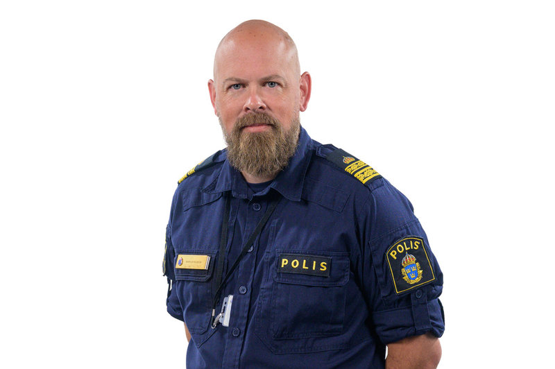 Marcus Nilsson, chef gränspolisenheten på Noa.