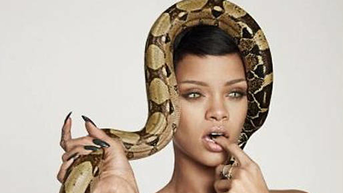 Rihanna för GQ.