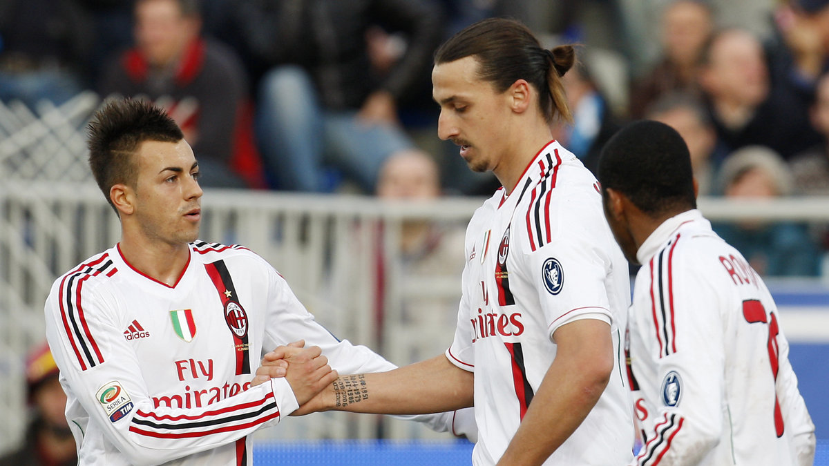Zlatan och El Shaarawy blev lagkamrater 2011 när 19-åringen kom från Genoa.