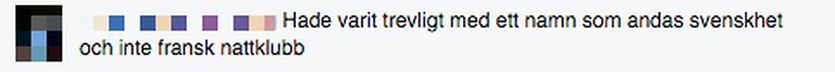 Nedvärderande kommentar om Estelle från SD-anhängare Nedvärderande kommentar om Estelle från SD-anhängare