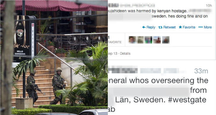 Kenya, al-Shabaab, Köpcentrum, Twitter, Terrorattack