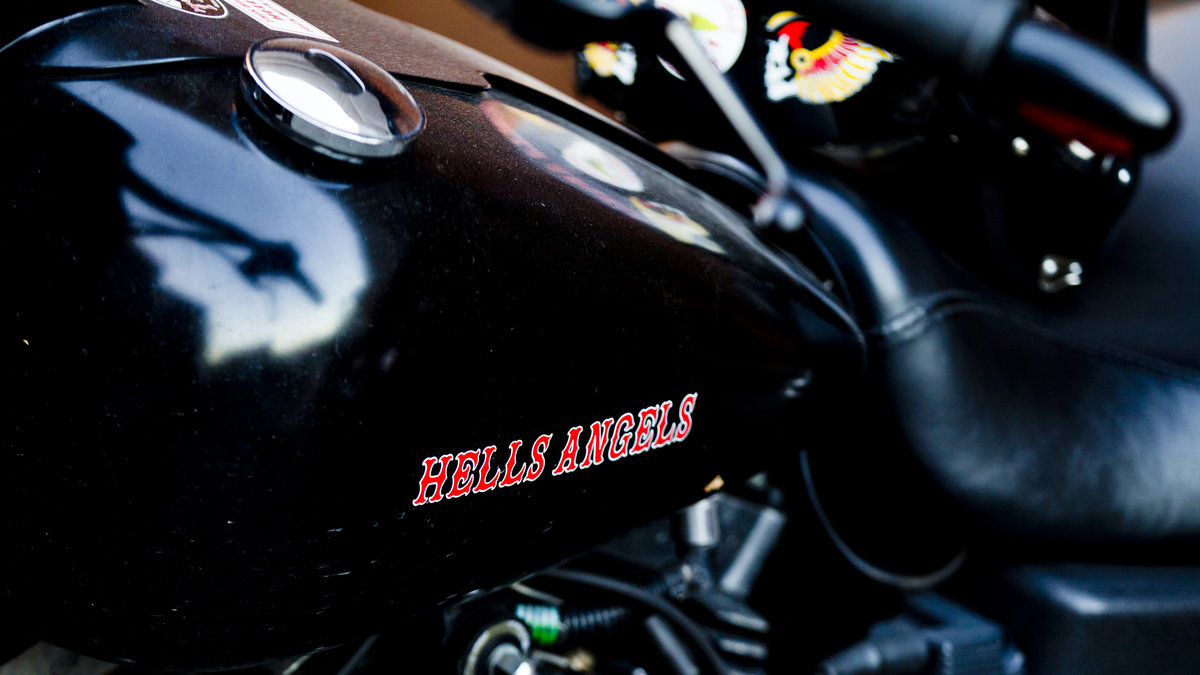 Hells Angels-style. 