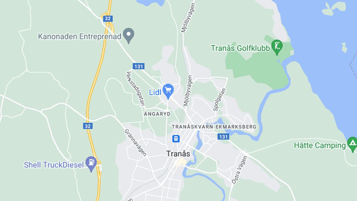 Google maps, Tranås