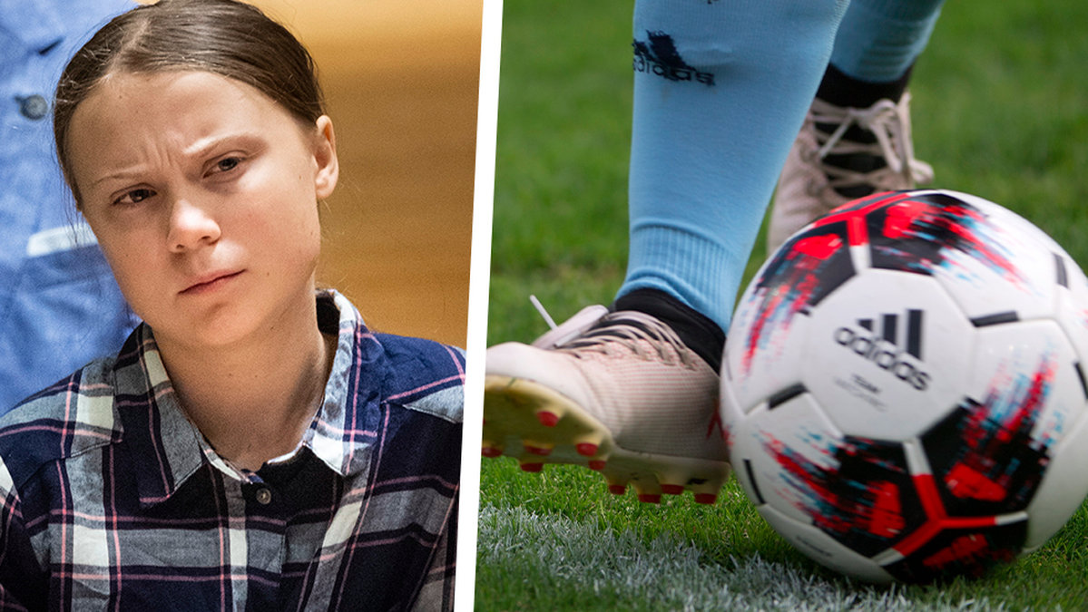 Greta Thunberg fotbollstränare.