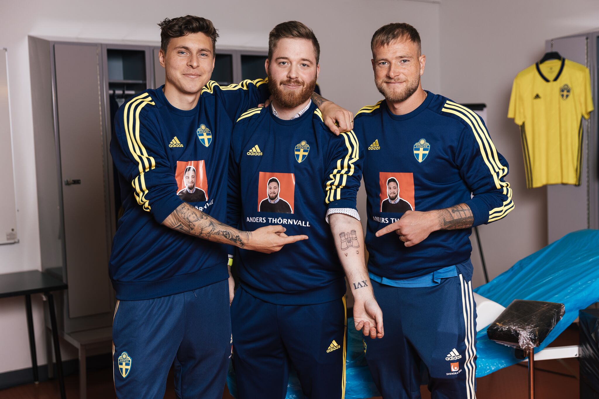 Victor Nilsson Lindelöf, Andreas, John Guidetti Victor Nilsson Lindelöf, Andreas, John Guidetti