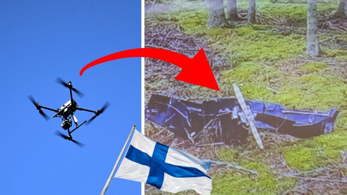 Ny drönare har kraschat i Finland – området evakueras