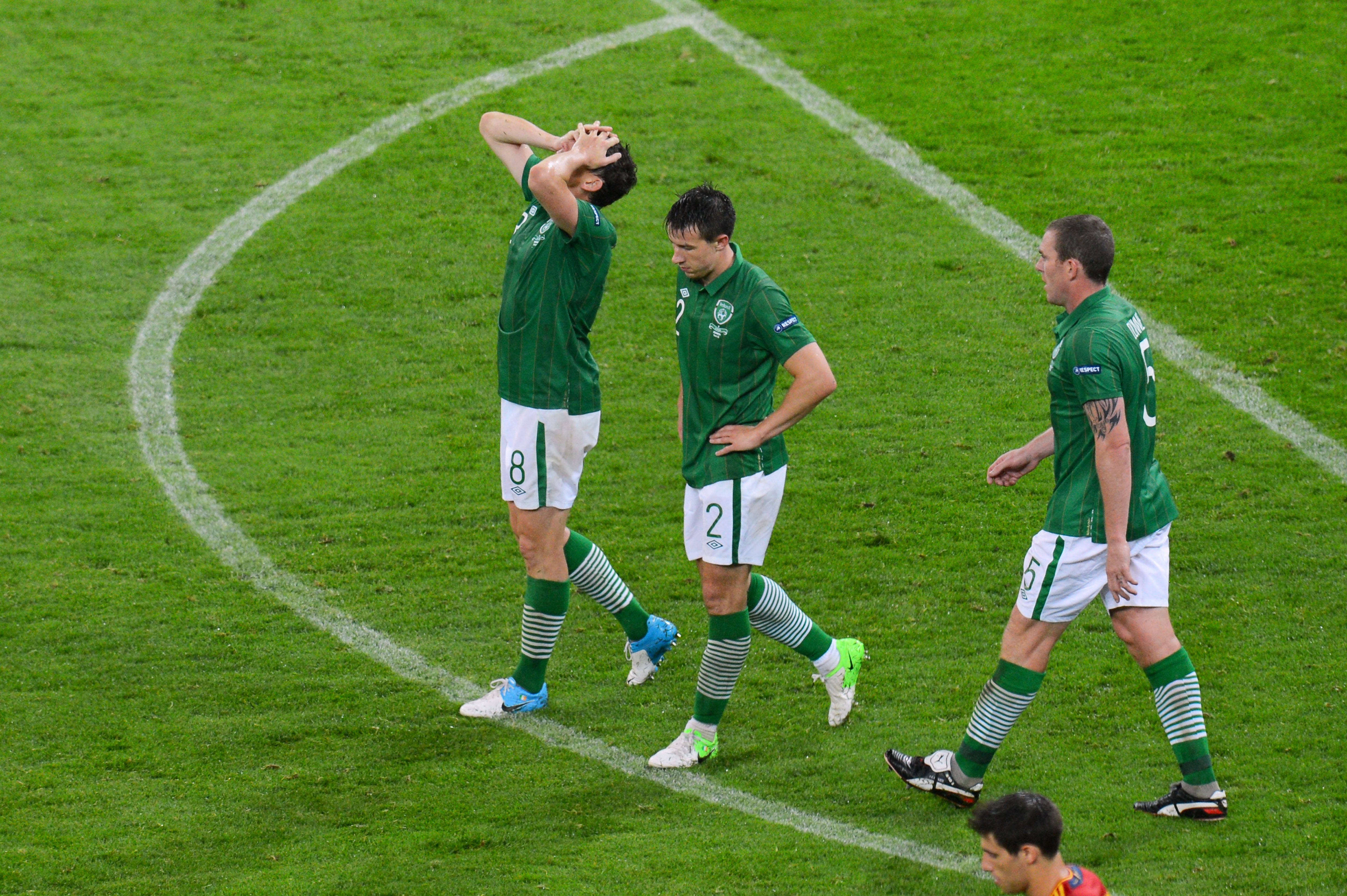 Irland är ute ur turneringen i och med förlusten mot Spanien. 