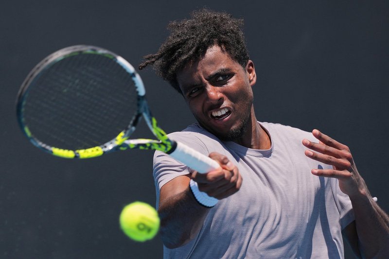 Elias Ymer, 175 på världsrankningen, är Sveriges bästa tennisspelare. Arkivbild.