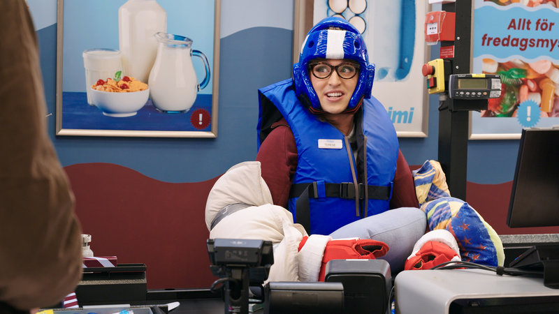 Terese är tillbaka i kassan.