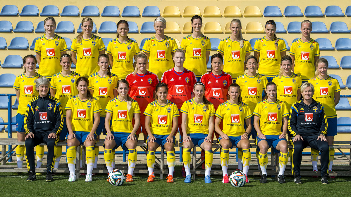 Svenska damlandslaget 2015. 