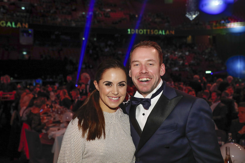 Anna och Emil Jönsson Haag på Idrottsgalan 2020. Foto: Christine Olsson/TT 