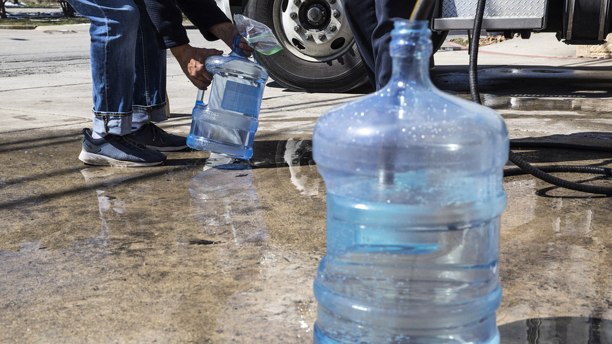 Dricksvattnet i Gaza är på väg att ta slut, varnar FN. Arkivbild