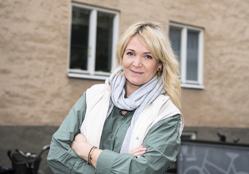 Kattis Ahlström leder frågesportsprogrammet 'Muren' som är tillbaka efter uppehållet under VM i ishockey. Arkivbild.