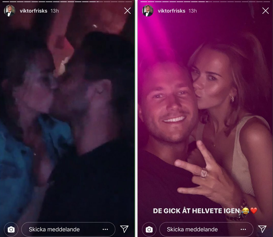 Viktor Frisk och Margaux Dietz Viktor Frisk och Margaux Dietz