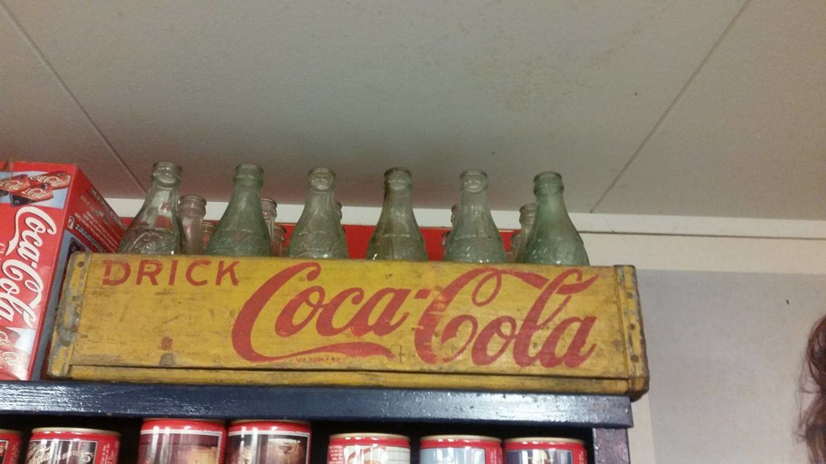 En träback med Coca Cola.