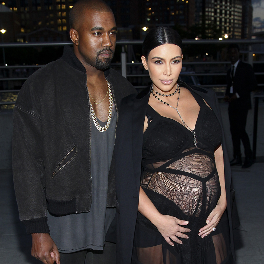 Kim Kardashian och Kanye West. Kim Kardashian och Kanye West.