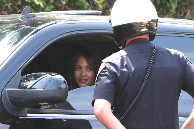 Jessica Alba, Polisen, Fortkörning, Hollywood