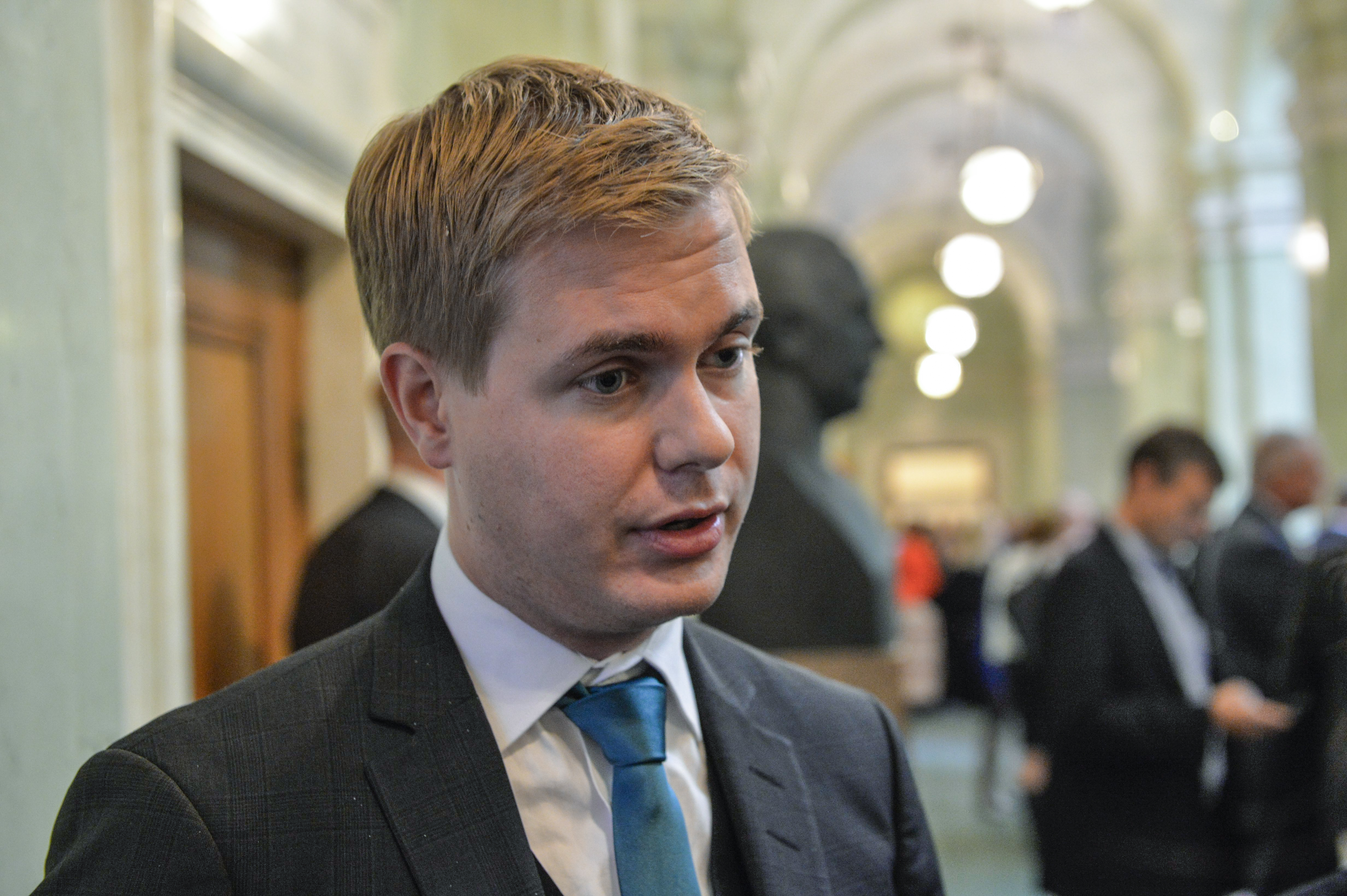 Gustav Fridolin (MP), utbildningsminister. Gustav Fridolin (MP), utbildningsminister.