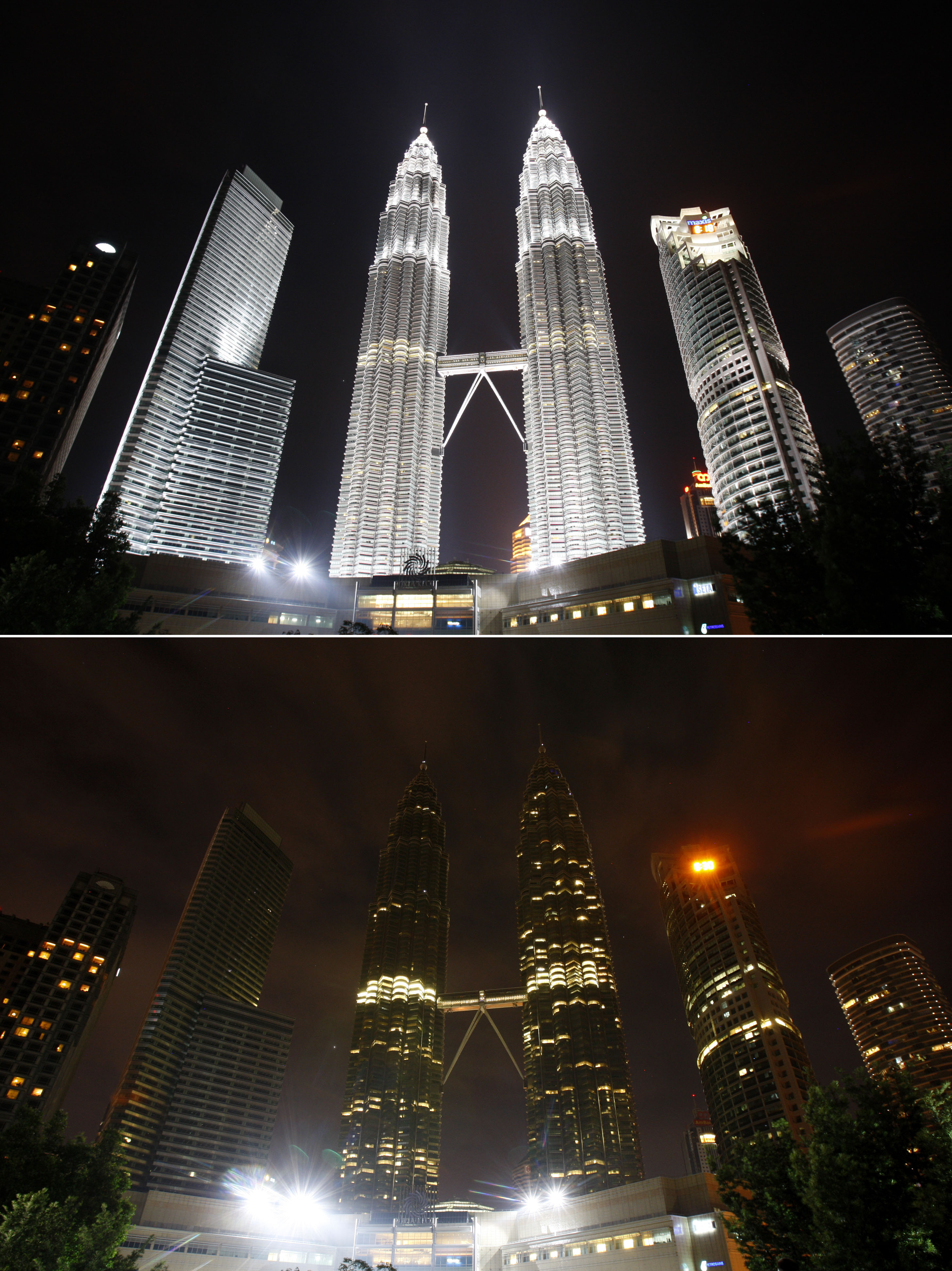 Earth Hour: Malaysia, Kuala Lumpur.