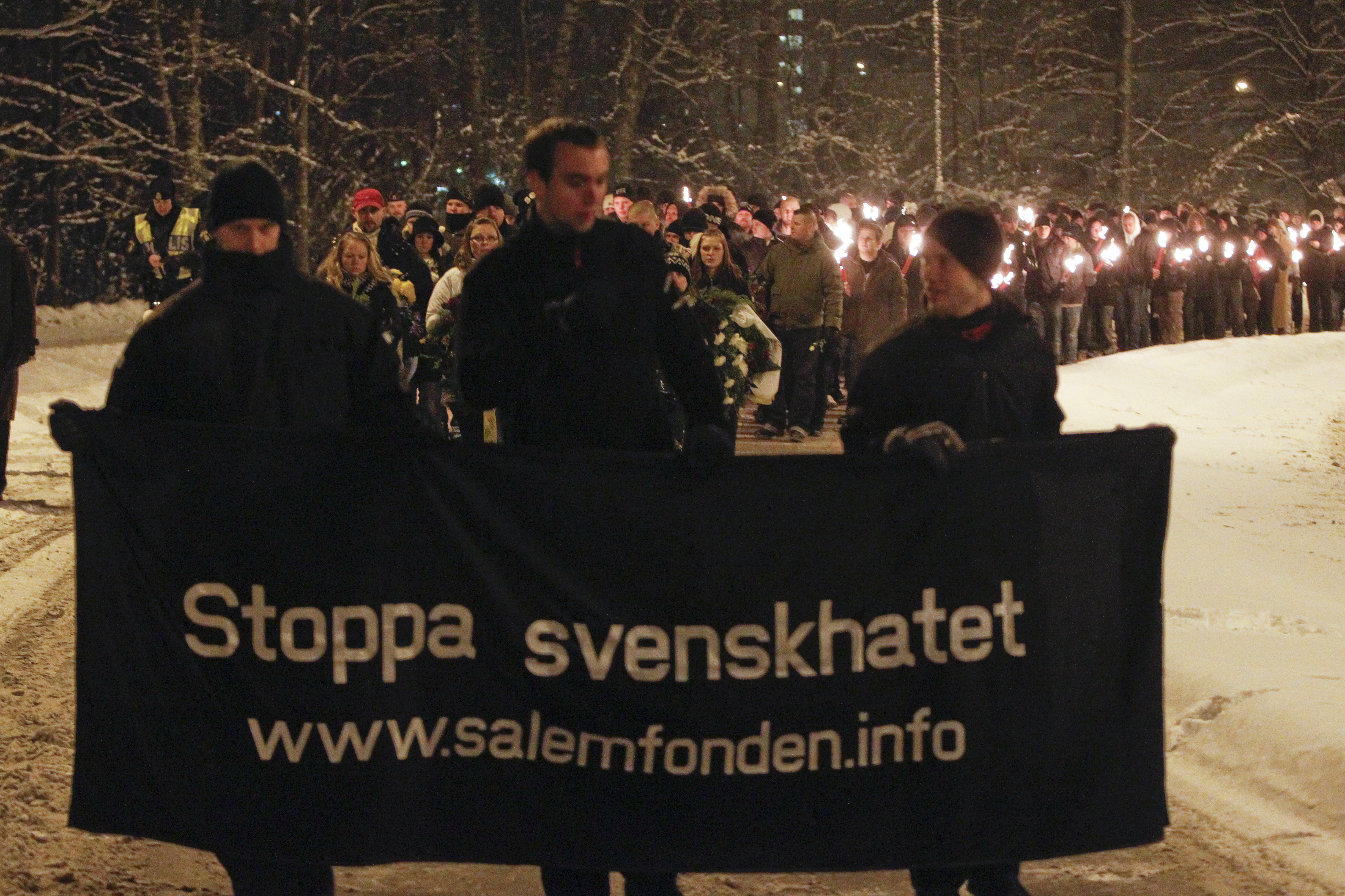 Nazism, Högerextrema, Vänster, Nobelfesten, Demonstration, Svenskarnas parti, Polisen