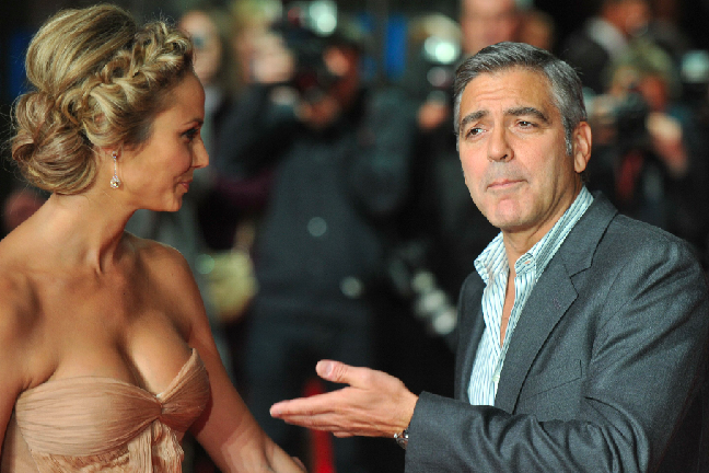 Hollywood, Elisabetta Canalis, Uppbrott, George Clooney