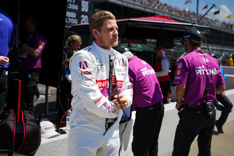 Marcus Ericsson, här under en träning tidigare i veckan, blev tvåa i Indy 500.