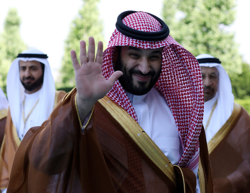 Den saudiske kronprinsen Mohammed bin Salman vid ett besök i Ankara, Turkiet, i juni. Det var hans första resa till Turkiet efter det att den saudiske journalisten Jamal Khashoggi styckmördades på det saudiska konsultatet i Istanbul 2018.