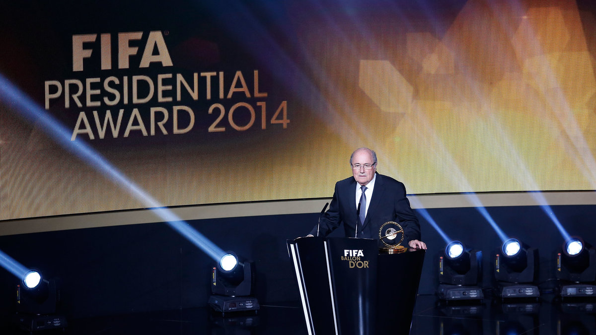 Sepp Blatter var Fifa:s president från 1998 till 2015. 