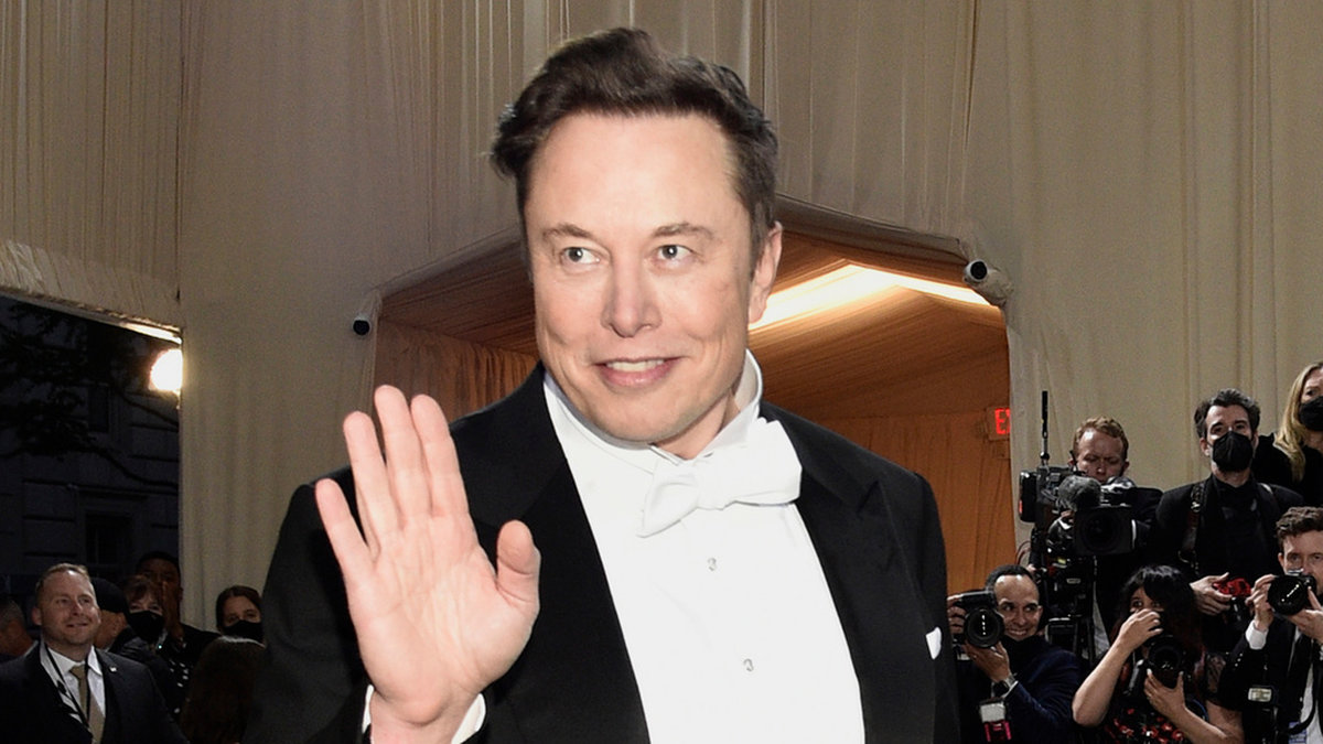 Elon Musk på en gala i New York den 2 maj.