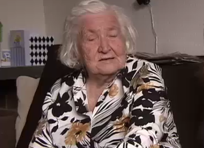 Ganna Chyzhevska, 91, räddas tills vidare av Europadomstolen.