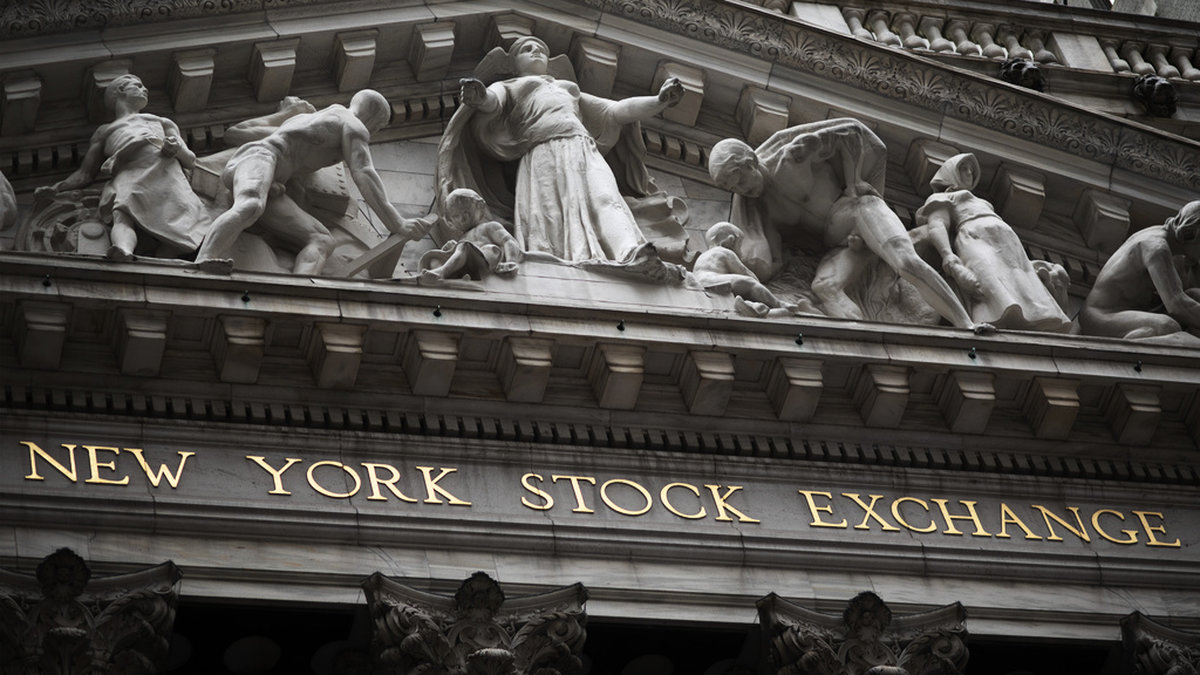 Uppåt på New York-börsen. Arkivbild.