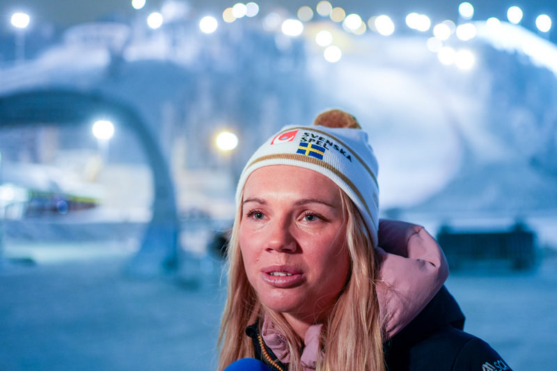 Emma Ribom är en av Sveriges åkare i Trondheim. Arkivbild.