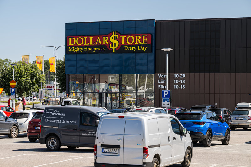 Dollarstore i Arninge. Foto: Magnus Lejhall/TT Dollarstore i Arninge. Foto: Magnus Lejhall/TT