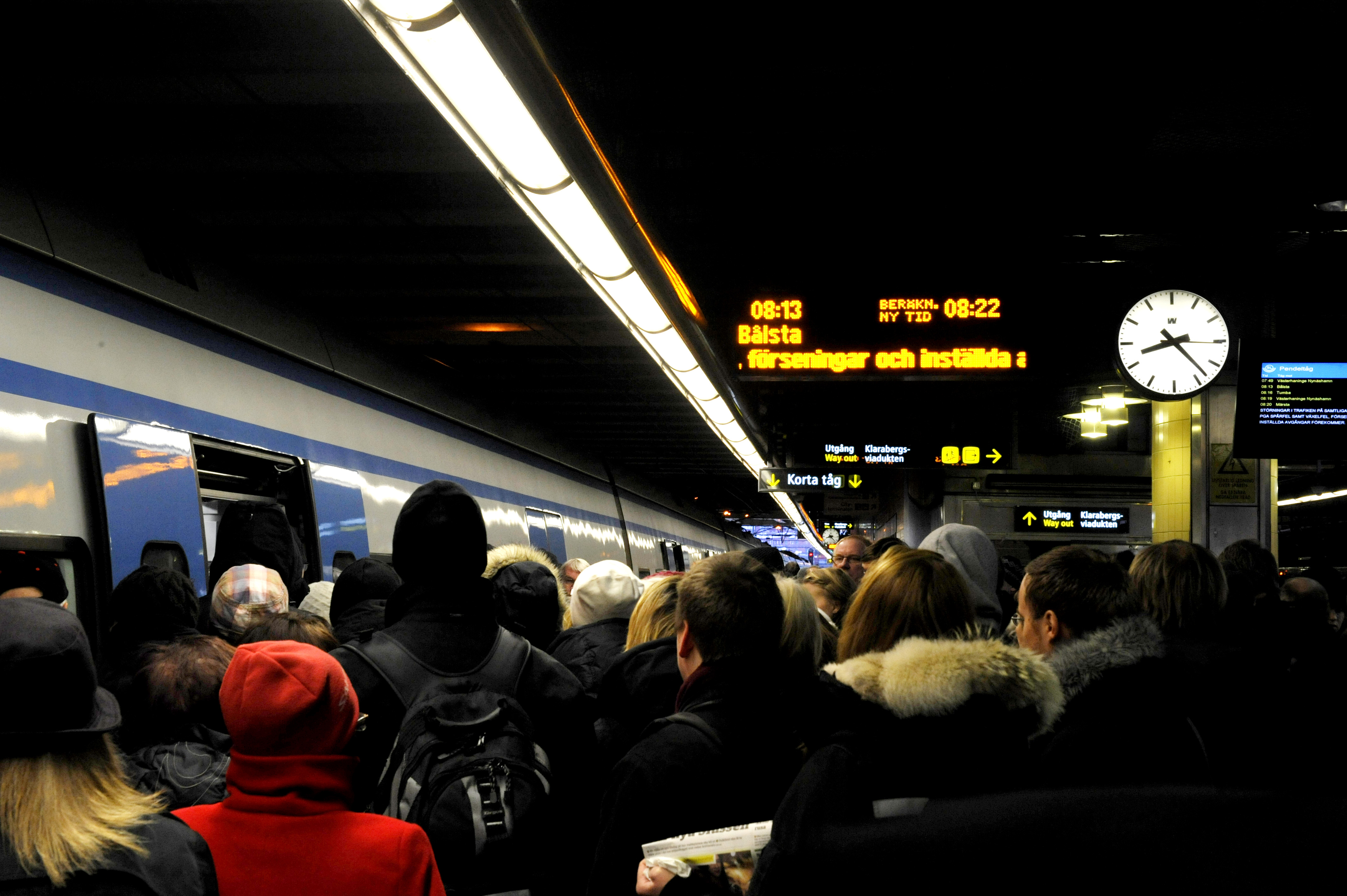 Tågtrafiken, Stockholm