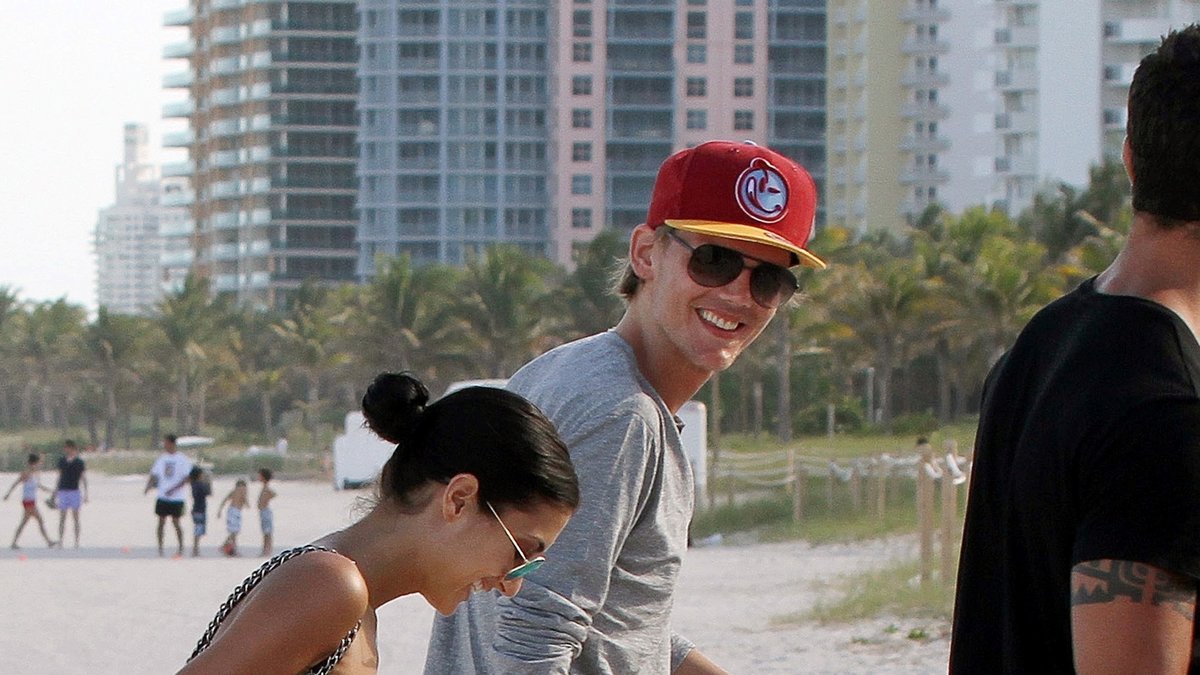 Avicii och Racquel Bettencourt i Miami 2014.